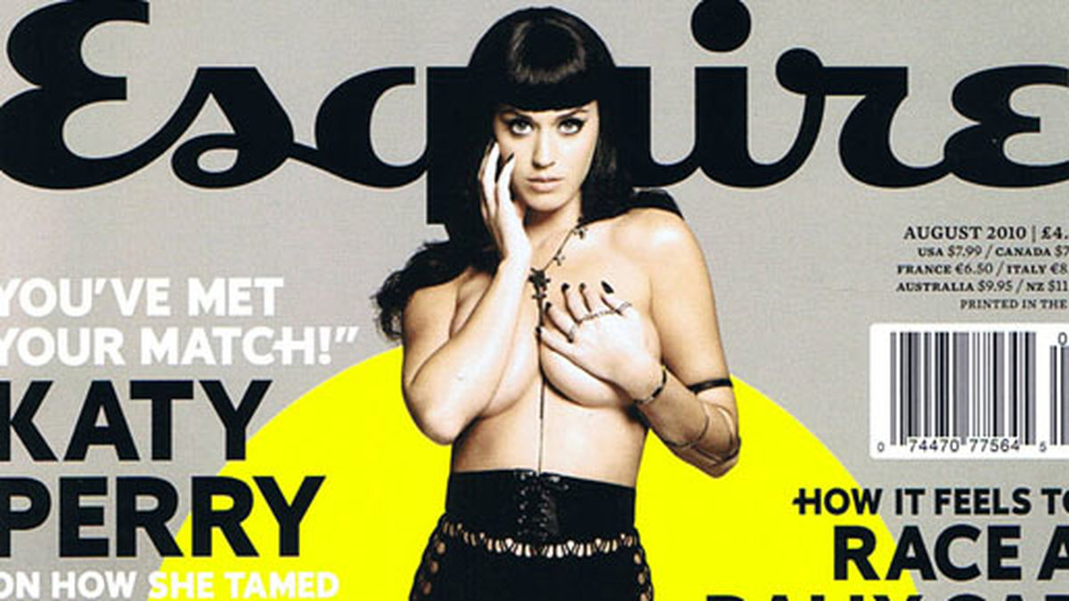 Katy Perry på omslaget till Esquire. 